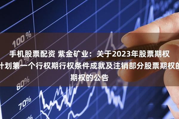 手机股票配资 紫金矿业：关于2023年股票期权激励计划第一个行权期行权条件成就及注销部分股票期权的公告