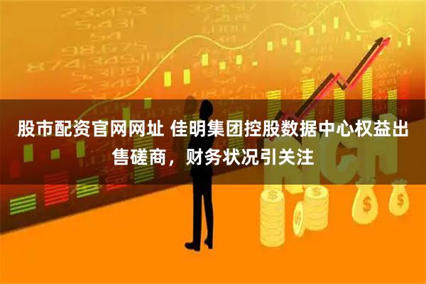 股市配资官网网址 佳明集团控股数据中心权益出售磋商，财务状况引关注